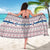Czech Republic Christmas Sarong with Folk Embroidery Design, National Coat of Arms, and Festive Motif - Wonder Print Shop