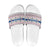 Czech Republic Christmas Slide Sandals with Folk Embroidery Design, National Coat of Arms, and Festive Motif - Wonder Print Shop