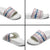 Czech Republic Christmas Slide Sandals with Folk Embroidery Design, National Coat of Arms, and Festive Motif - Wonder Print Shop