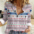 Czech Republic Christmas Women Casual Shirt with Folk Embroidery Design, National Coat of Arms, and Festive Motif - Wonder Print Shop