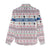 Czech Republic Christmas Women Casual Shirt with Folk Embroidery Design, National Coat of Arms, and Festive Motif - Wonder Print Shop