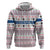 Czech Republic Christmas Zip Hoodie with Folk Embroidery Design, National Coat of Arms, and Festive Motif - Wonder Print Shop