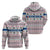 Czech Republic Christmas Zip Hoodie with Folk Embroidery Design, National Coat of Arms, and Festive Motif - Wonder Print Shop