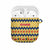 Chad Christmas AirPods Case with Yellow-Blue Geometric Design, National Coat of Arms, and Festive Motif - Wonder Print Shop