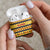 Chad Christmas AirPods Case with Yellow-Blue Geometric Design, National Coat of Arms, and Festive Motif - Wonder Print Shop