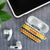 Chad Christmas AirPods Case with Yellow-Blue Geometric Design, National Coat of Arms, and Festive Motif - Wonder Print Shop