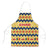 Chad Christmas Apron with Yellow-Blue Geometric Design, National Coat of Arms, and Festive Motif - Wonder Print Shop