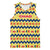 Chad Christmas Basketball Jersey with Yellow-Blue Geometric Design, National Coat of Arms, and Festive Motif - Wonder Print Shop