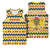 Chad Christmas Basketball Jersey with Yellow-Blue Geometric Design, National Coat of Arms, and Festive Motif - Wonder Print Shop