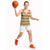 Chad Christmas Basketball Jersey with Yellow-Blue Geometric Design, National Coat of Arms, and Festive Motif - Wonder Print Shop