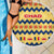 Chad Christmas Beach Blanket with Yellow-Blue Geometric Design, National Coat of Arms, and Festive Motif - Wonder Print Shop