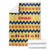 Chad Christmas Blanket with Yellow-Blue Geometric Design, National Coat of Arms, and Festive Motif - Wonder Print Shop