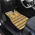Chad Christmas Car Mats with Yellow-Blue Geometric Design, National Coat of Arms, and Festive Motif - Wonder Print Shop