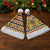 Chad Christmas Santa Hat with Yellow-Blue Geometric Design, National Coat of Arms, and Festive Motif - Wonder Print Shop
