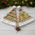 Chad Christmas Santa Hat with Yellow-Blue Geometric Design, National Coat of Arms, and Festive Motif - Wonder Print Shop