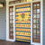 Chad Christmas Door Cover with Yellow-Blue Geometric Design, National Coat of Arms, and Festive Motif - Wonder Print Shop