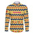 Chad Christmas Family Matching Off The Shoulder Long Sleeve Dress and Hawaiian Shirt with Yellow-Blue Geometric Design, National Coat of Arms, and Festive Motif - Wonder Print Shop