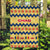 Chad Christmas Garden Flag with Yellow-Blue Geometric Design, National Coat of Arms, and Festive Motif - Wonder Print Shop