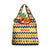 Chad Christmas Grocery Bag with Yellow-Blue Geometric Design, National Coat of Arms, and Festive Motif - Wonder Print Shop