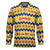 Chad Christmas Hockey Jersey with Yellow-Blue Geometric Design, National Coat of Arms, and Festive Motif - Wonder Print Shop