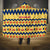Chad Christmas Hooded Blanket with Yellow-Blue Geometric Design, National Coat of Arms, and Festive Motif - Wonder Print Shop
