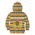 Chad Christmas Kid Hoodie with Yellow-Blue Geometric Design, National Coat of Arms, and Festive Motif - Wonder Print Shop