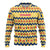 Chad Christmas Ugly Christmas Sweater with Yellow-Blue Geometric Design, National Coat of Arms, and Festive Motif - Wonder Print Shop