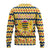 Chad Christmas Ugly Christmas Sweater with Yellow-Blue Geometric Design, National Coat of Arms, and Festive Motif - Wonder Print Shop