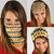 Chad Christmas Neck Gaiter with Yellow-Blue Geometric Design, National Coat of Arms, and Festive Motif - Wonder Print Shop