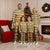 Chad Christmas Pajama Set with Yellow-Blue Geometric Design, National Coat of Arms, and Festive Motif - Wonder Print Shop