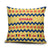 Chad Christmas Pillow Cover with Yellow-Blue Geometric Design, National Coat of Arms, and Festive Motif - Wonder Print Shop
