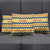 Chad Christmas Pillow Cover with Yellow-Blue Geometric Design, National Coat of Arms, and Festive Motif - Wonder Print Shop