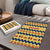 Chad Christmas Puzzle with Yellow-Blue Geometric Design, National Coat of Arms, and Festive Motif - Wonder Print Shop