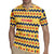 Chad Christmas Rugby Jersey with Yellow-Blue Geometric Design, National Coat of Arms, and Festive Motif - Wonder Print Shop