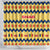 Chad Christmas Shower Curtain with Yellow-Blue Geometric Design, National Coat of Arms, and Festive Motif - Wonder Print Shop