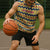 Chad Christmas Sleeveless Hoodie with Yellow-Blue Geometric Design, National Coat of Arms, and Festive Motif - Wonder Print Shop