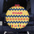 Chad Christmas Spare Tire Cover with Yellow-Blue Geometric Design, National Coat of Arms, and Festive Motif - Wonder Print Shop