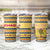 Chad Christmas Tumbler Cup with Yellow-Blue Geometric Design, National Coat of Arms, and Festive Motif - Wonder Print Shop