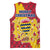 Chad Christmas Basketball Jersey with Red-Yellow Festive Pattern, National Coat of Arms, and Snowflake Accents - Wonder Print Shop