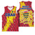 Chad Christmas Basketball Jersey with Red-Yellow Festive Pattern, National Coat of Arms, and Snowflake Accents - Wonder Print Shop