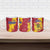 Chad Christmas Ceramic Mug with Red-Yellow Festive Pattern, National Coat of Arms, and Snowflake Accents - Wonder Print Shop