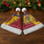 Chad Christmas Santa Hat with Red-Yellow Festive Pattern, National Coat of Arms, and Snowflake Accents - Wonder Print Shop