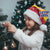 Chad Christmas Santa Hat with Red-Yellow Festive Pattern, National Coat of Arms, and Snowflake Accents - Wonder Print Shop