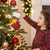 Chad Christmas Stocking with Red-Yellow Festive Pattern, National Coat of Arms, and Snowflake Accents - Wonder Print Shop