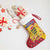 Chad Christmas Stocking with Red-Yellow Festive Pattern, National Coat of Arms, and Snowflake Accents - Wonder Print Shop