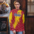Chad Christmas Ugly Christmas Sweater with Red-Yellow Festive Pattern, National Coat of Arms, and Snowflake Accents - Wonder Print Shop