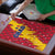 Chad Christmas Puzzle with Red-Yellow Festive Pattern, National Coat of Arms, and Snowflake Accents - Wonder Print Shop