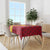 Chad Christmas Tablecloth with Red-Yellow Festive Pattern, National Coat of Arms, and Snowflake Accents - Wonder Print Shop