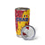 Chad Christmas Tumbler Cup with Red-Yellow Festive Pattern, National Coat of Arms, and Snowflake Accents - Wonder Print Shop