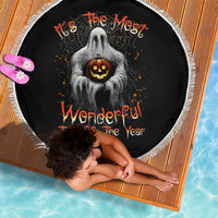 It's The Most Wonderful Time Halloween Beach Blanket - Wonder Print Shop